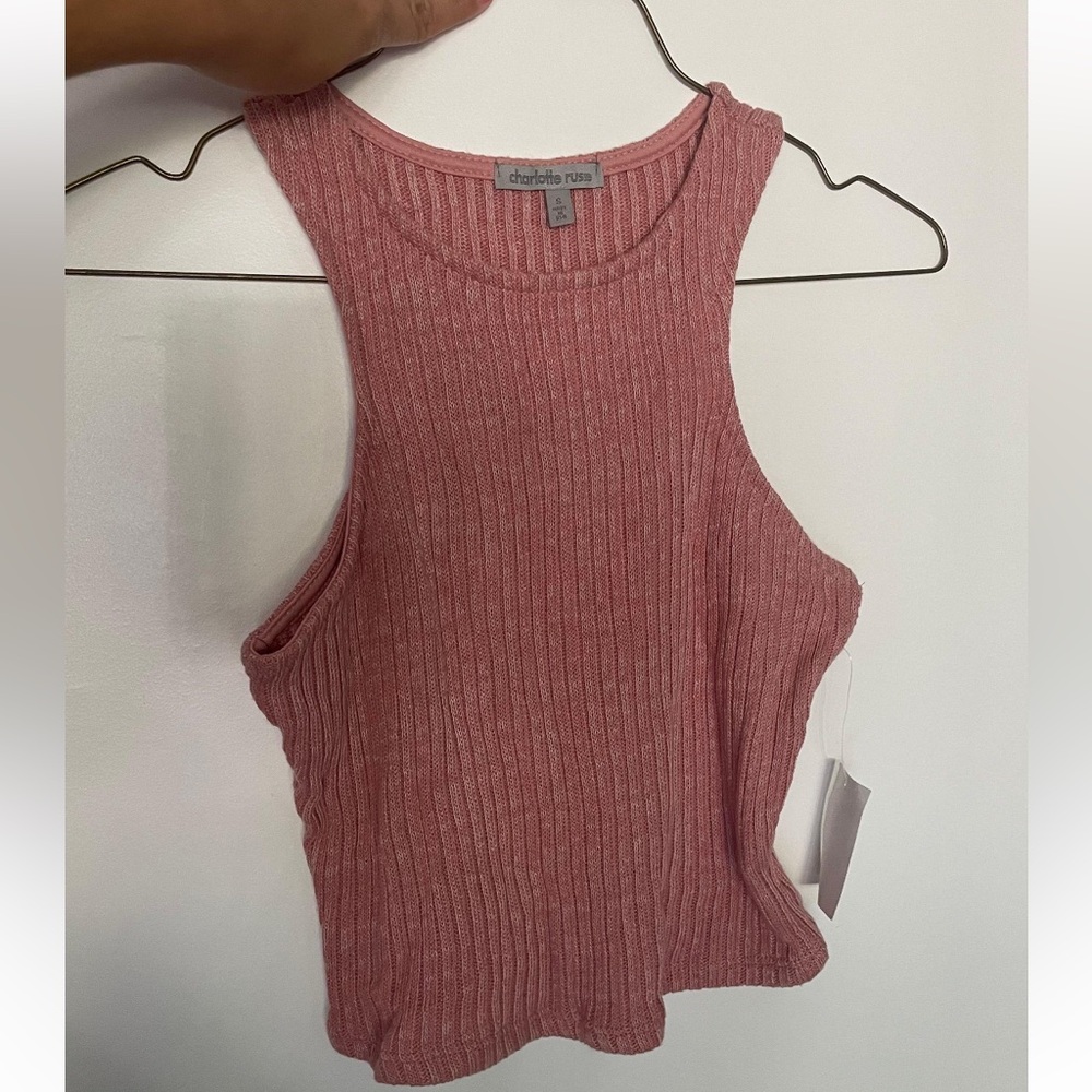 Charlotte Russe High neck tank top